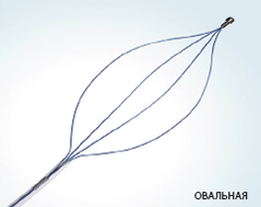 Овальная эндоскопическая корзинка